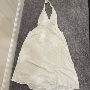Urban Outfitters Cream Midi Sundress